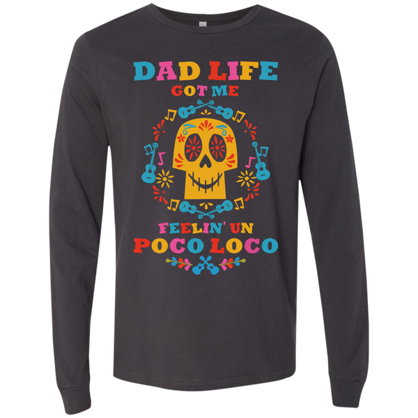 Dad Life Loco Men's Jersey LS T-Shirt