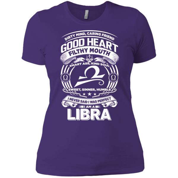 Good Heart Libra Zodiac Ladies T-Shirt