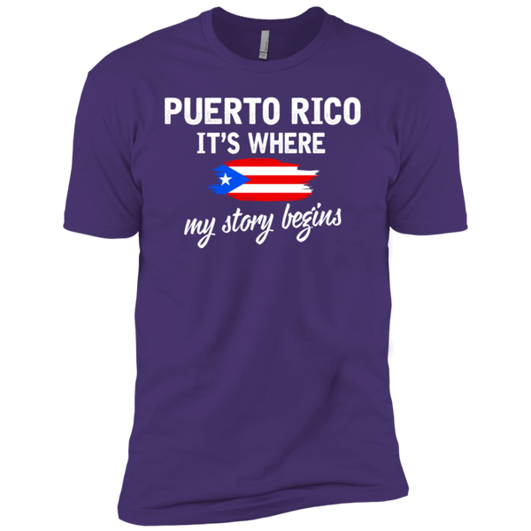 Puerto Rico It's Where My Story Begins Premium Short Sleeve T-Shirt