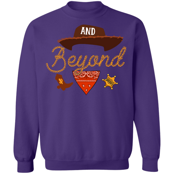 And Beyond Crewneck Pullover Sweatshirt - V1
