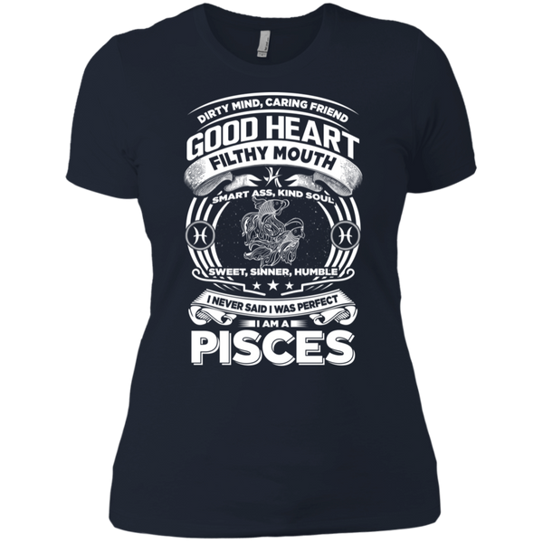 Good Heart Pisces Zodiac Ladies T-Shirt