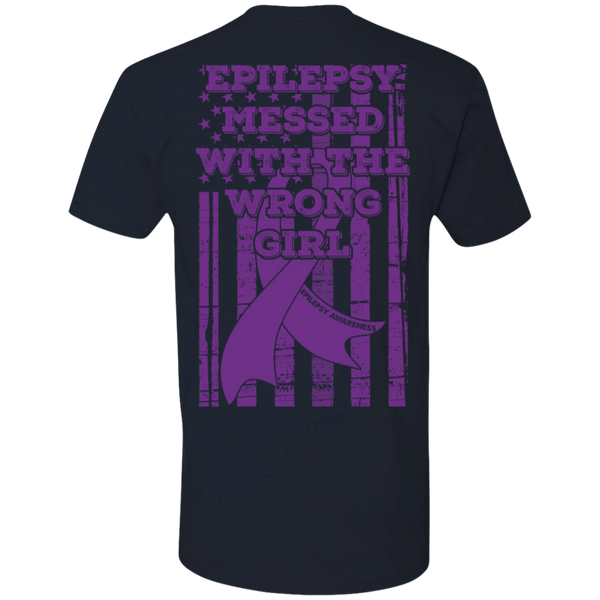 Epilepsy Messed With The Wrong Girl Premium Short Sleeve T-Shirt