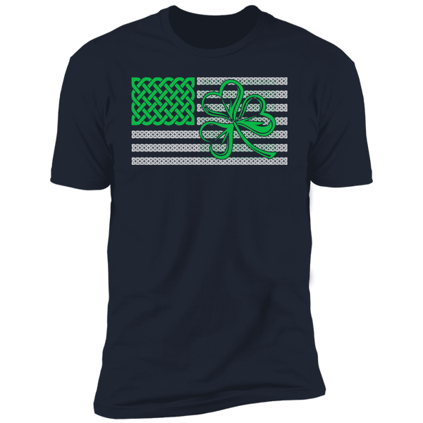 Shamrock American Flag Short Sleeve T-Shirt