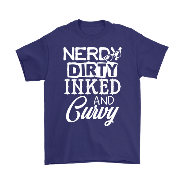 Nerdy, Dirty, Inked and Curvy T-shirt 99001MS